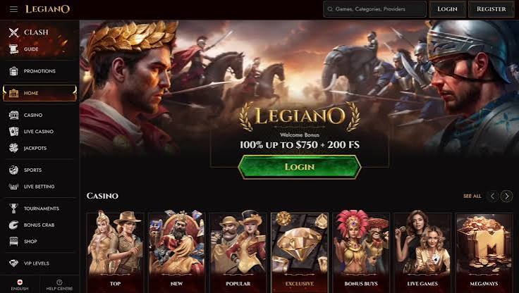Legiano Casino Website-Testbericht
